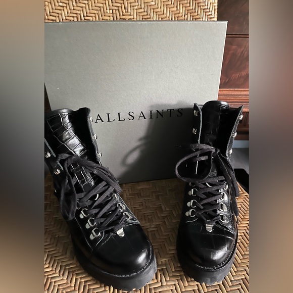 ALLSAINTS Franka Lace-Up Hiker Boot - Picture 2 of 6